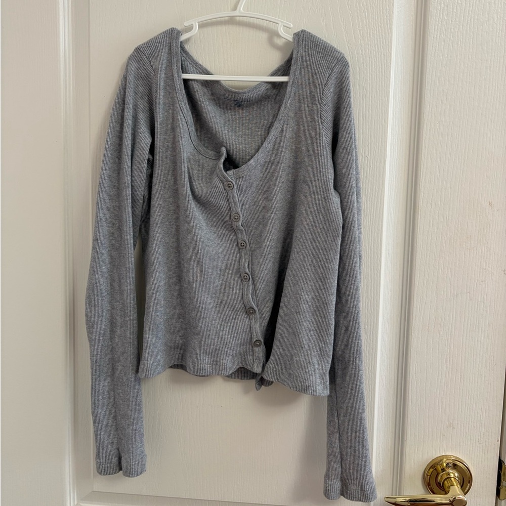 Brandy Melville Gray Cardigan